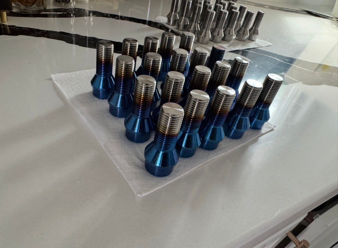 Audi R8 Lamborghini Huracan Titanium Wheel Bolts