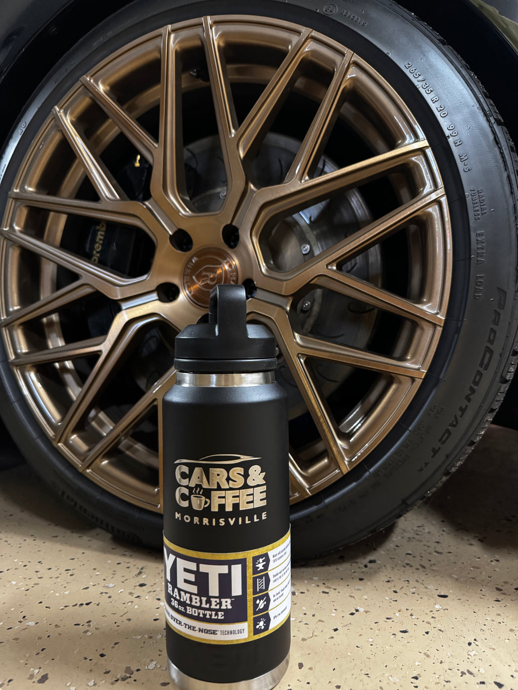 Cars and Coffee Morrisville 36oz YETI Jug