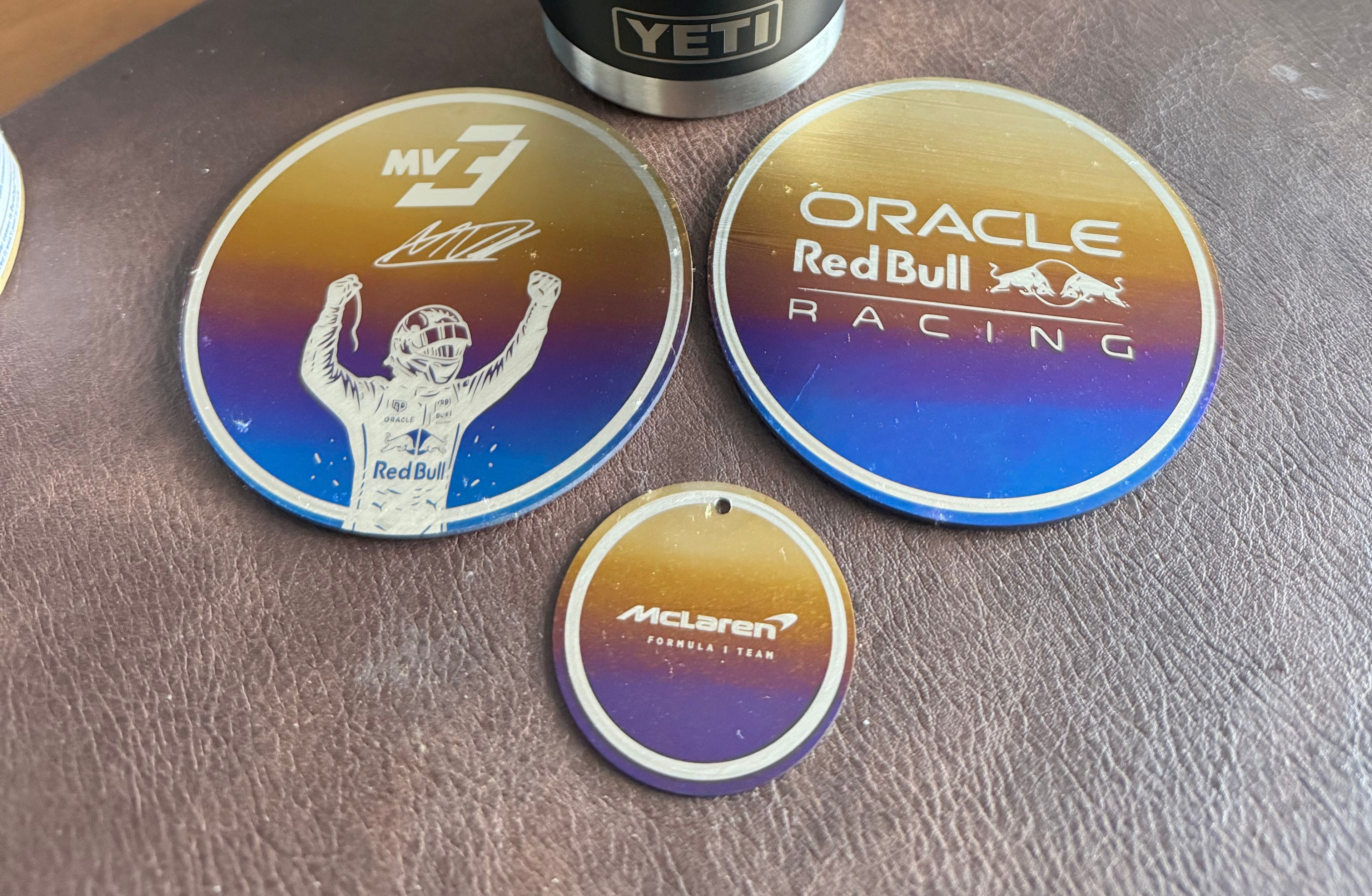 Custom Titanium Coaster