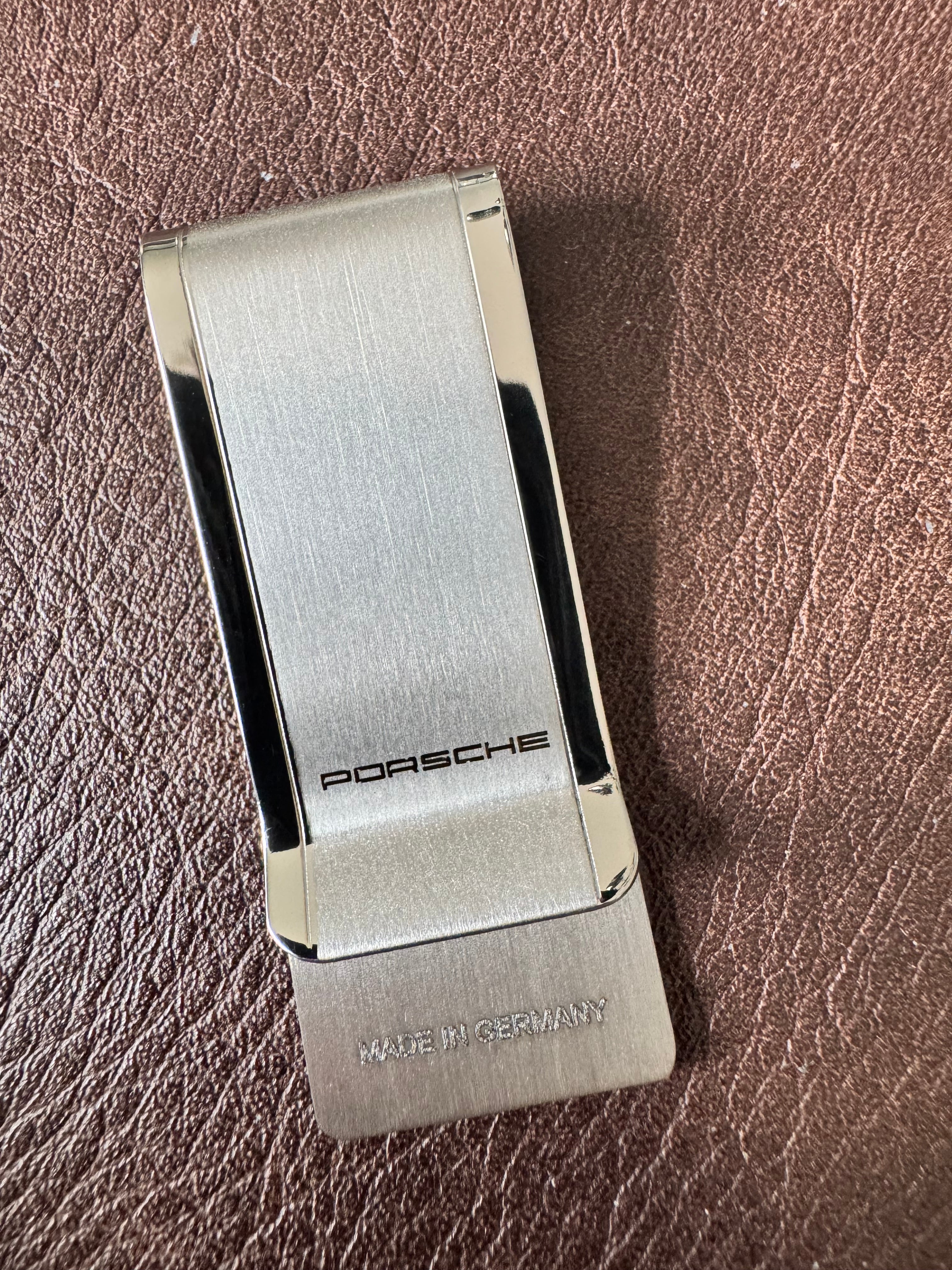 Pure Titanium Porsche Money Clip