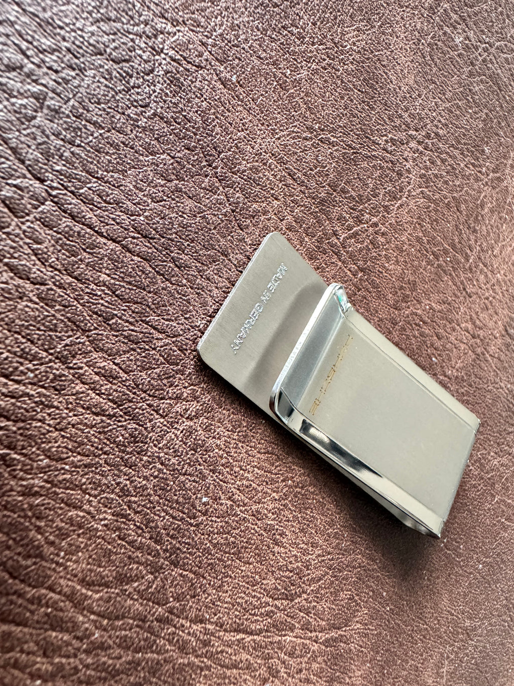 Pure Titanium Porsche Money Clip