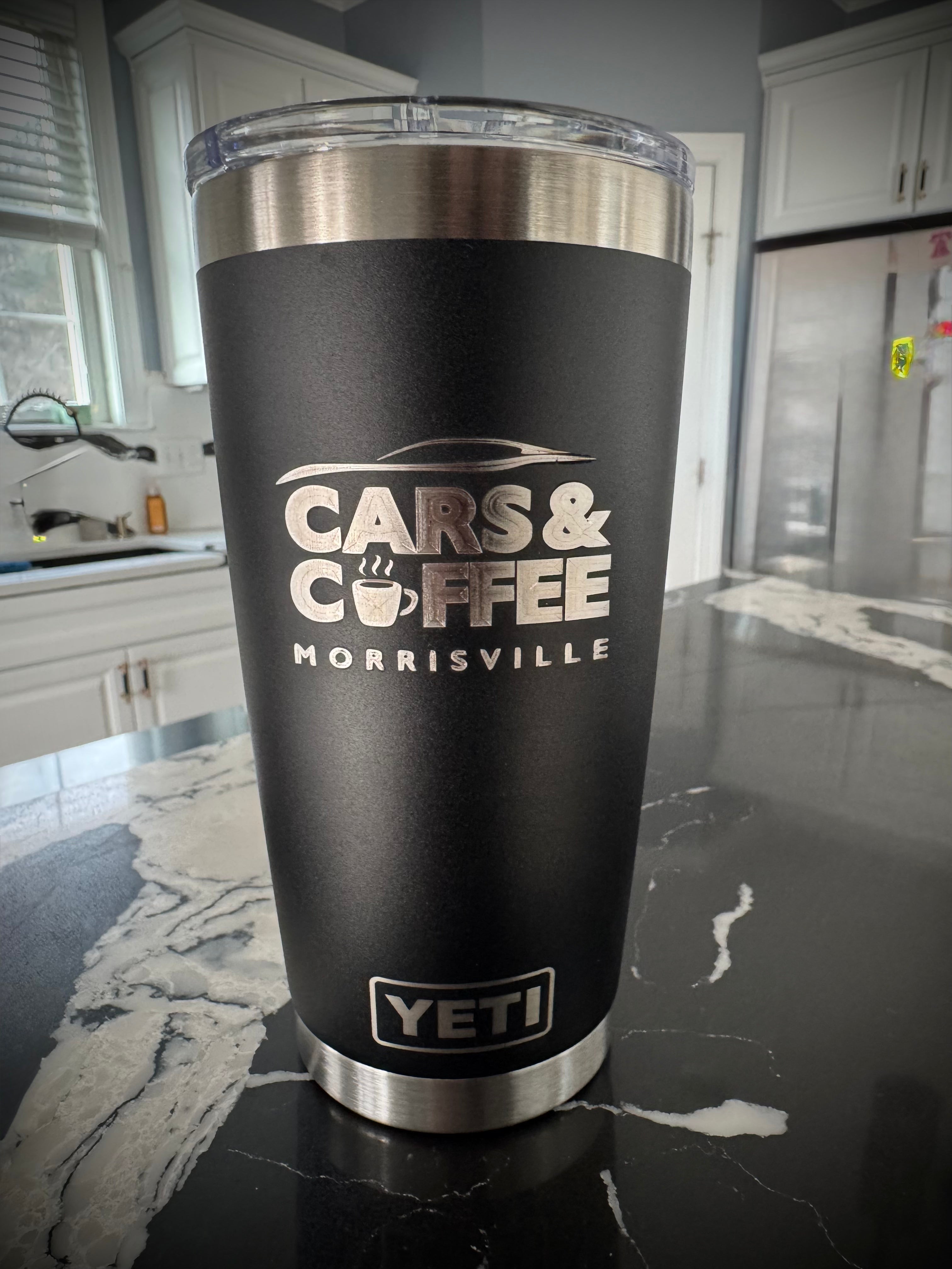 Cars and Coffee Morrisville 20oz YETI Tumbler
