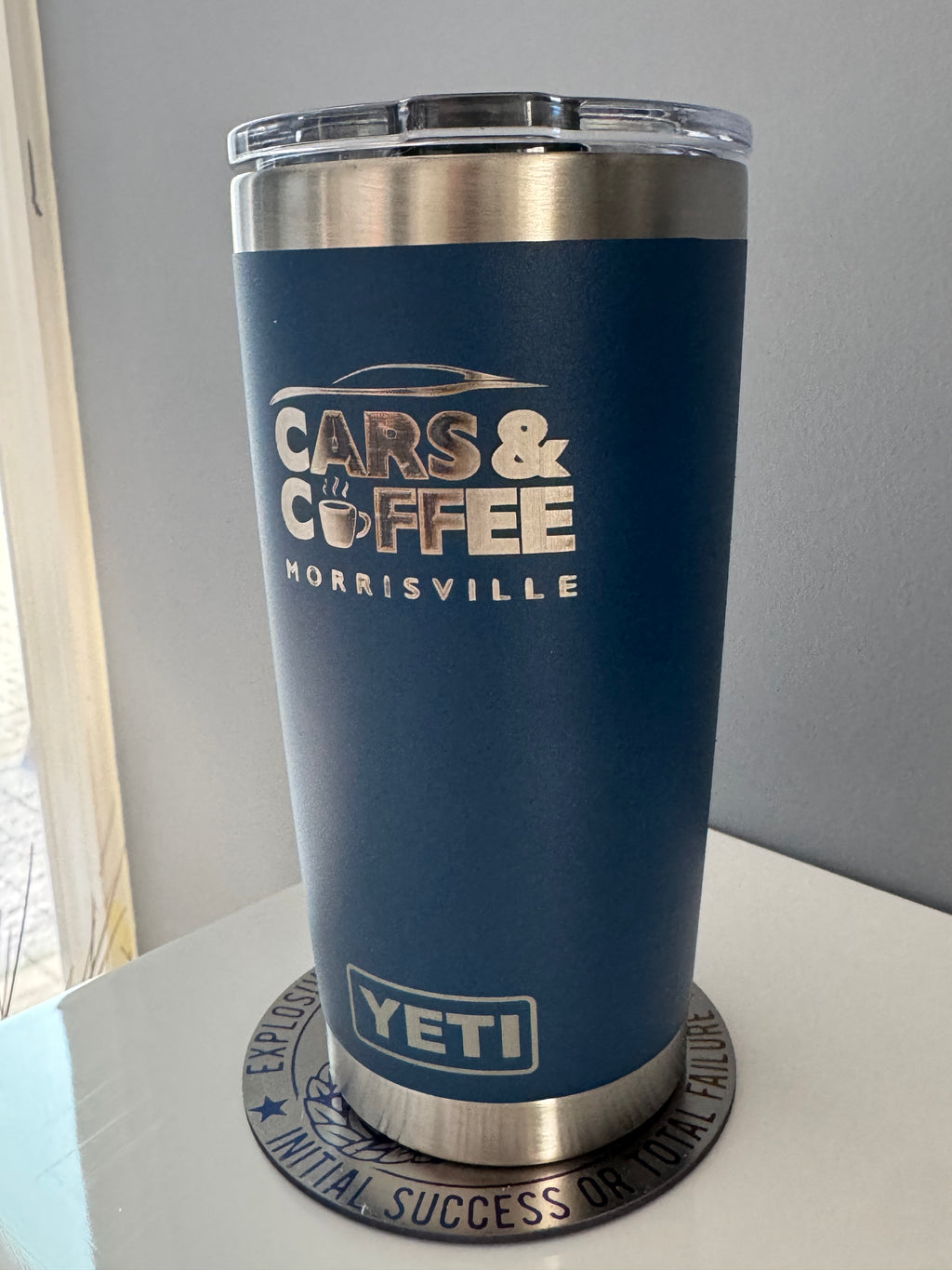 Cars and Coffee Morrisville 20oz YETI Tumbler