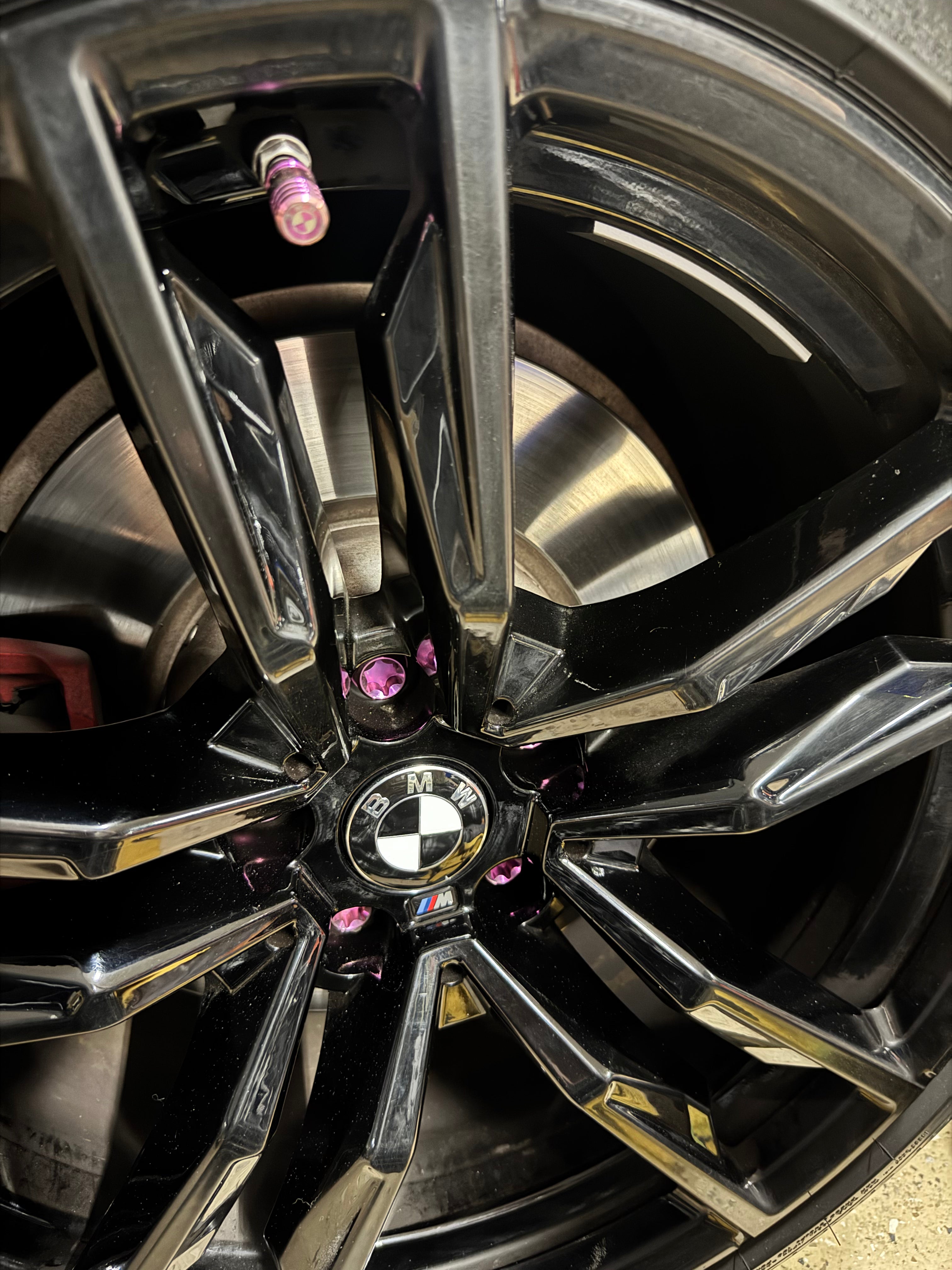 Gr5 Anodized Titanium Valve Stem Caps