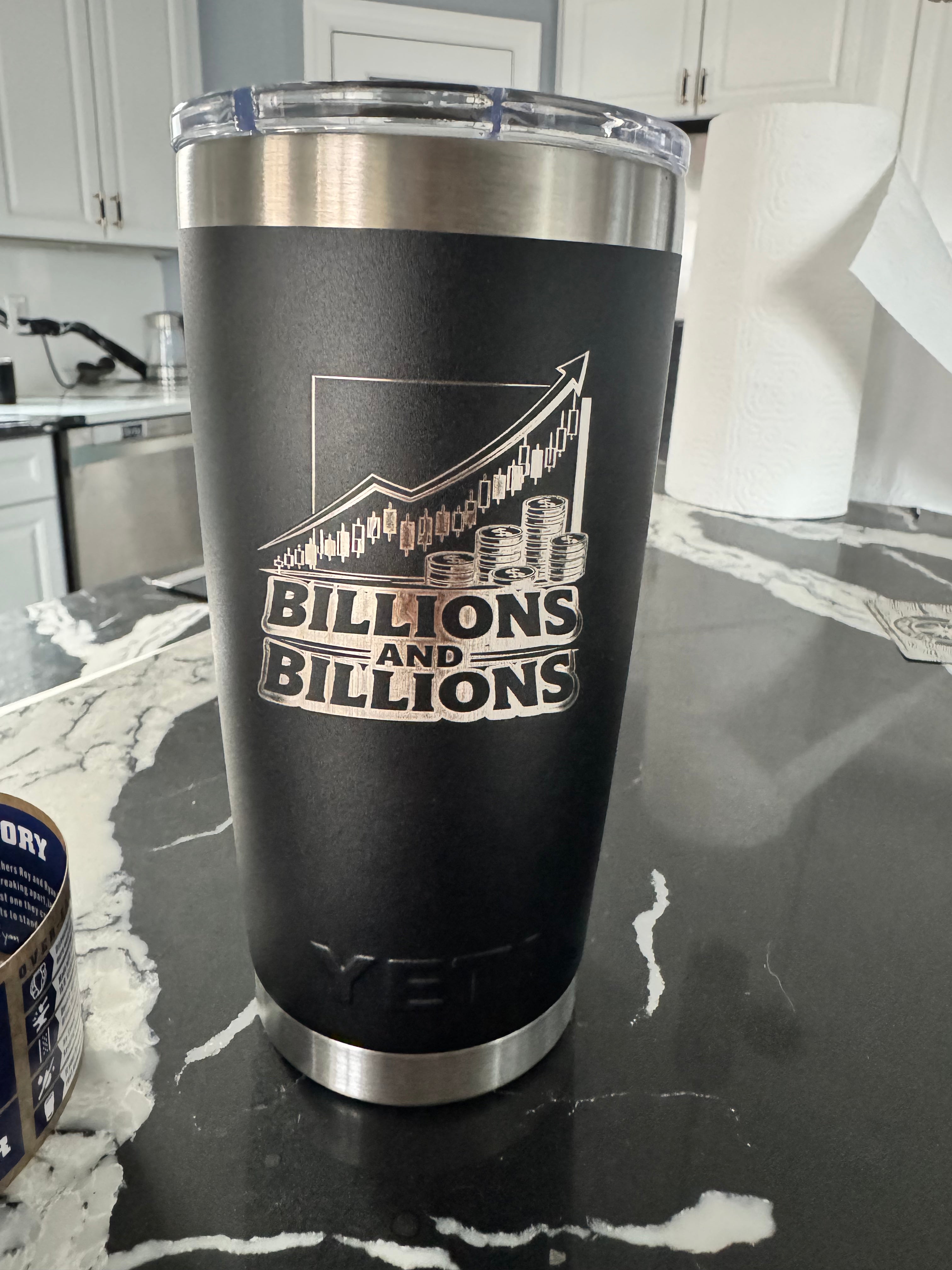 Purple Pepe YETI 20 oz Engraved Tumbler